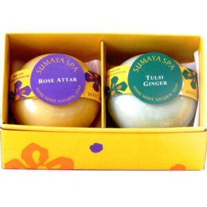Geschenkset Sumaya Spa Rose Attar/Tulsi Ginger