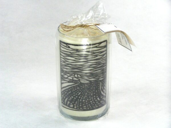 Japanese Lum. Votive Candle Sake RAIN