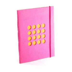 Domino Buch gross Fuxia