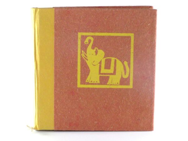 Ethic Art Notizbuch quadratisch Elephant Dung Rot