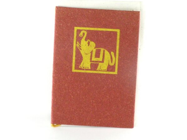 Ethic Art Karte A6 Elephant Dung Rot
