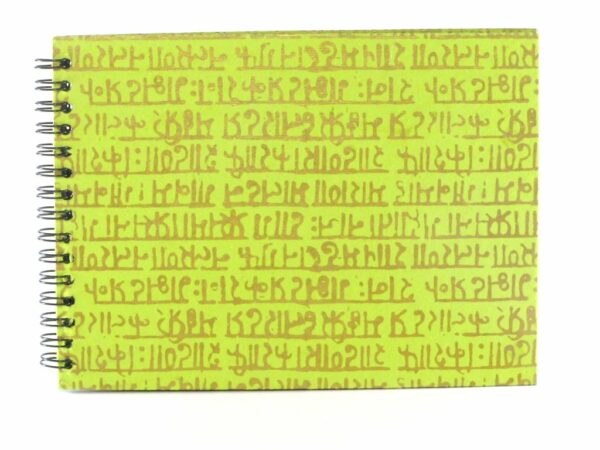 Ethic Art Fotoalbum Sanskrit Grün