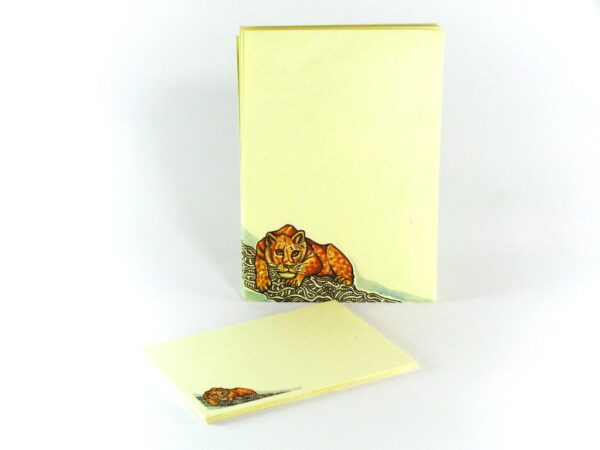 Ethic Art Briefpapier-Set Indischer Löwe