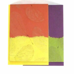 Onde Karte A6 mit Umschlag Violett/Grün