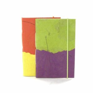 Onde Notizbuch 9x14cm Braun/Gelb