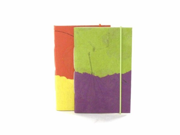 Onde Notizbuch 9x14cm Braun/Gelb