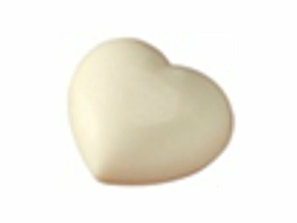 Schafmilchseife Herz weiss (65g)